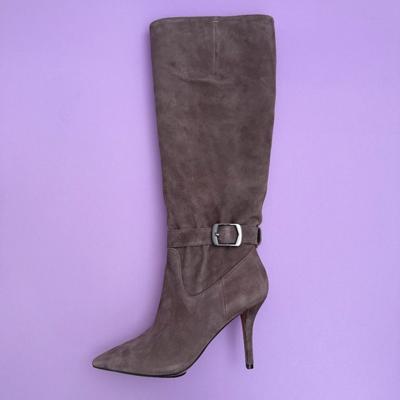 Vince Camuto "Tuchena" Sable Tall Heeled Boots Size 7.5 M - Picture 1 of 13